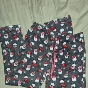 Cozy Gray Santa Kids Pajamas